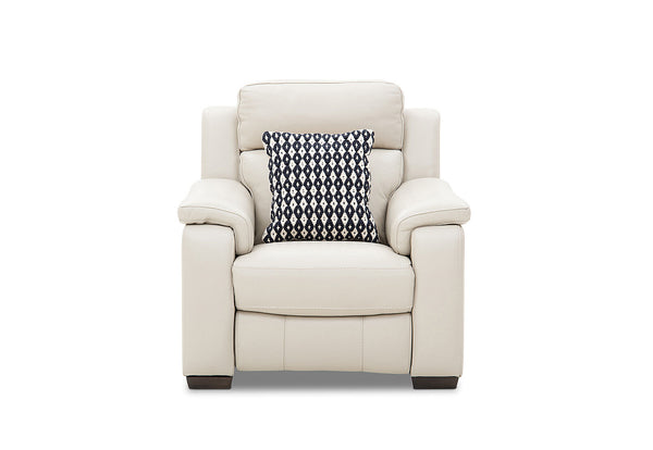 CAPELLO LEATHER ELECTRIC RECLINER BEIGE