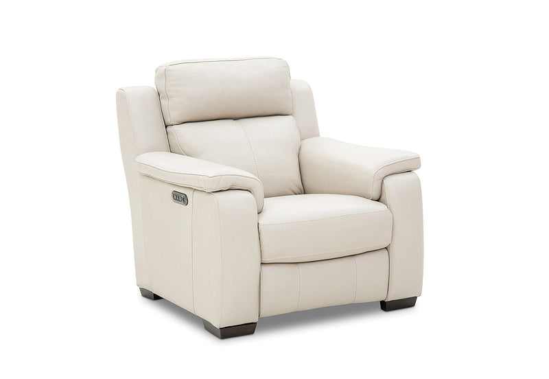 CAPELLO LEATHER ELECTRIC RECLINER BEIGE