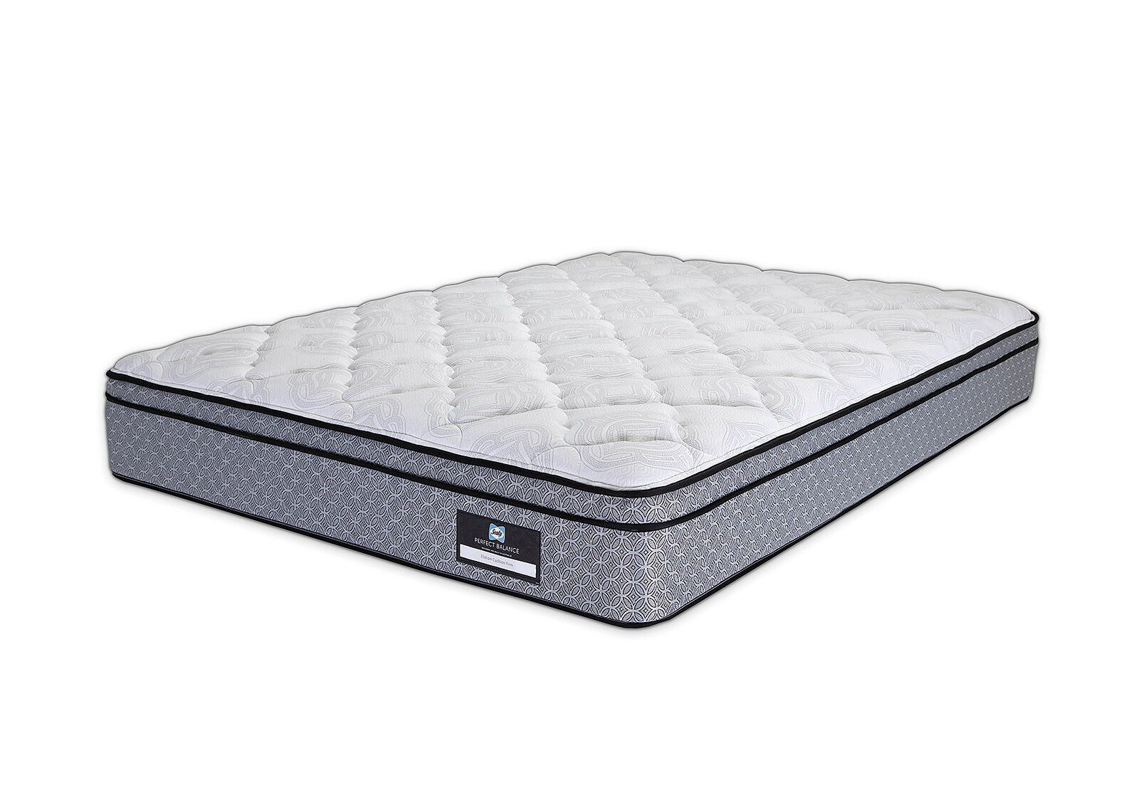 SEALY PERFECT BALANCE ELATION QUEEN MATTRESS. GREY