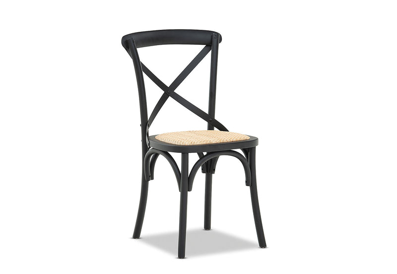 BORDEAUX DINING CHAIR 	BLACK