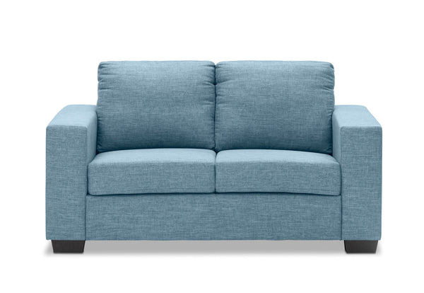 BONZA FABRIC 2 SEATER SOFA BIANCO LIGHT BLUE