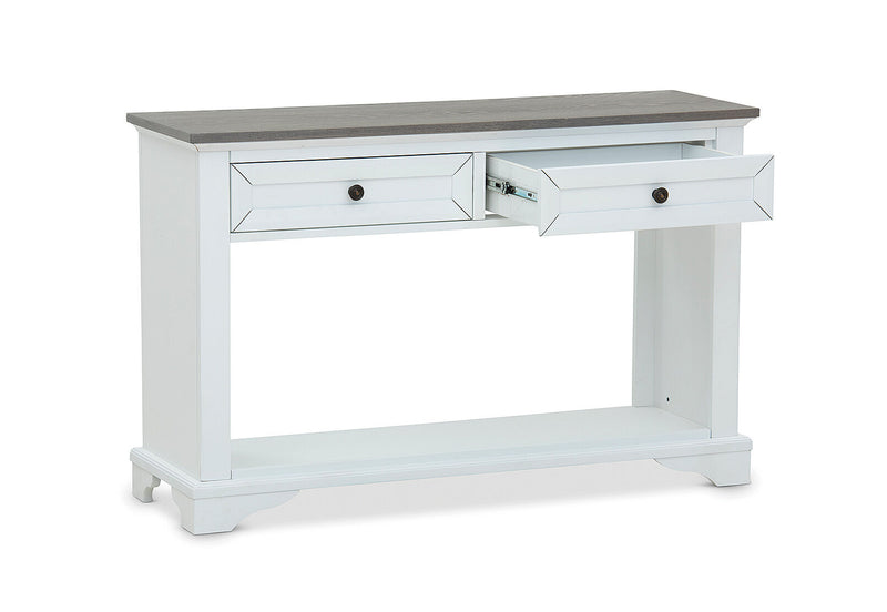 MARSEILLE SOFA TABLE WHITE/GREY