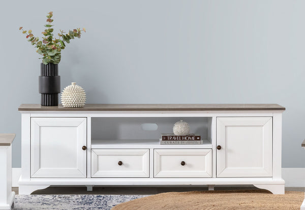 MARSEILLE ENTERTAINMENT UNIT WHITE/GREY