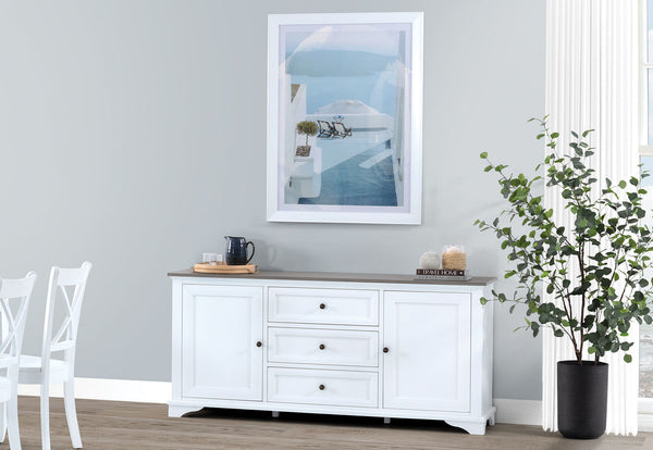 MARSEILLE BUFFET WHITE/GREY
