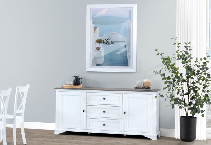 MARSEILLE BUFFET WHITE/GREY