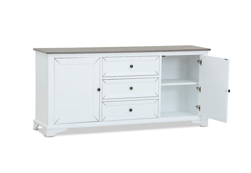 MARSEILLE BUFFET WHITE/GREY