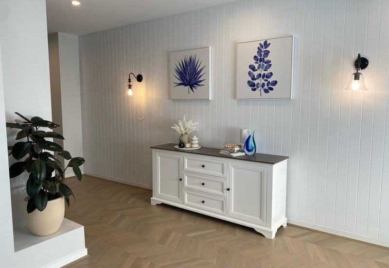 MARSEILLE BUFFET WHITE/GREY