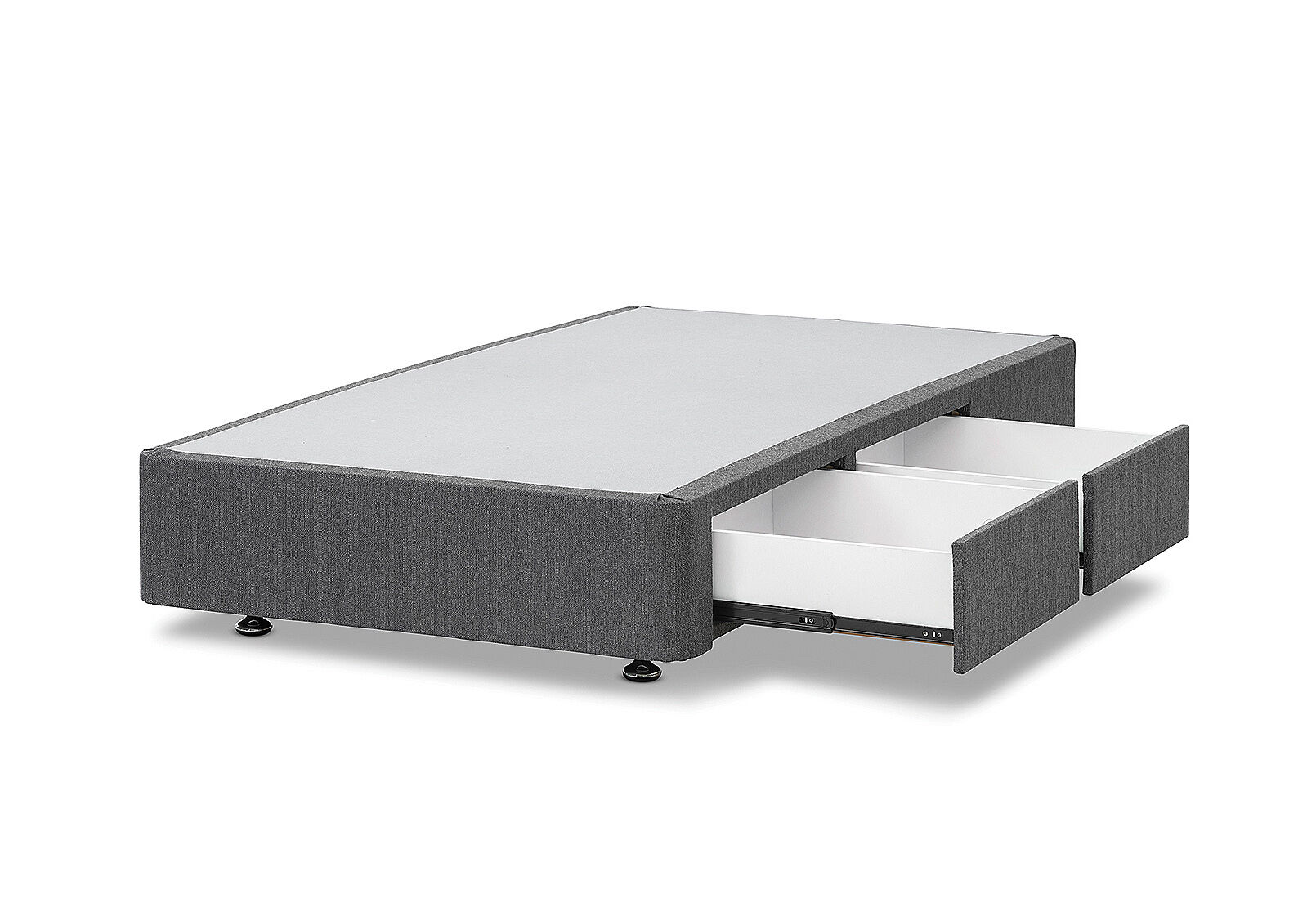 ORTHOKINETIC CLASSIC KING SINGLE BASE WITH 2 RIGHT SIDE DRAWERS (MTO) GREY