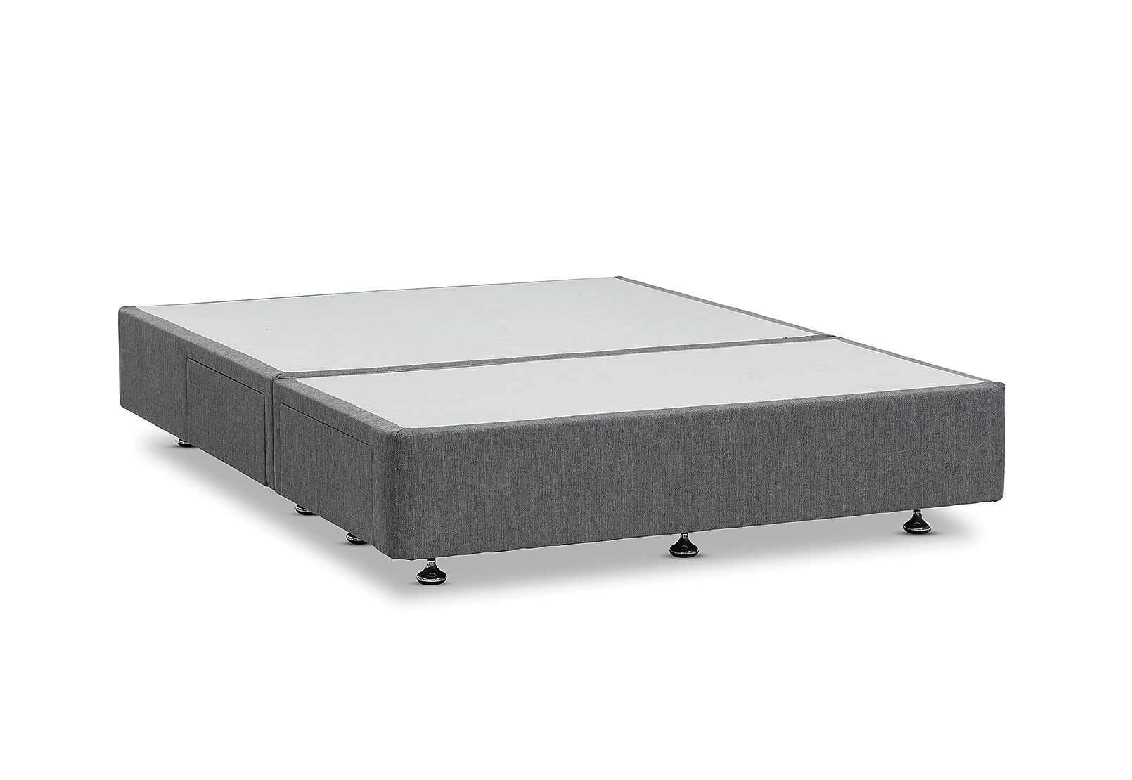 ORTHOKINETIC CLASSIC KING BASE WITH 4 DRAWERS (MTO) GREY