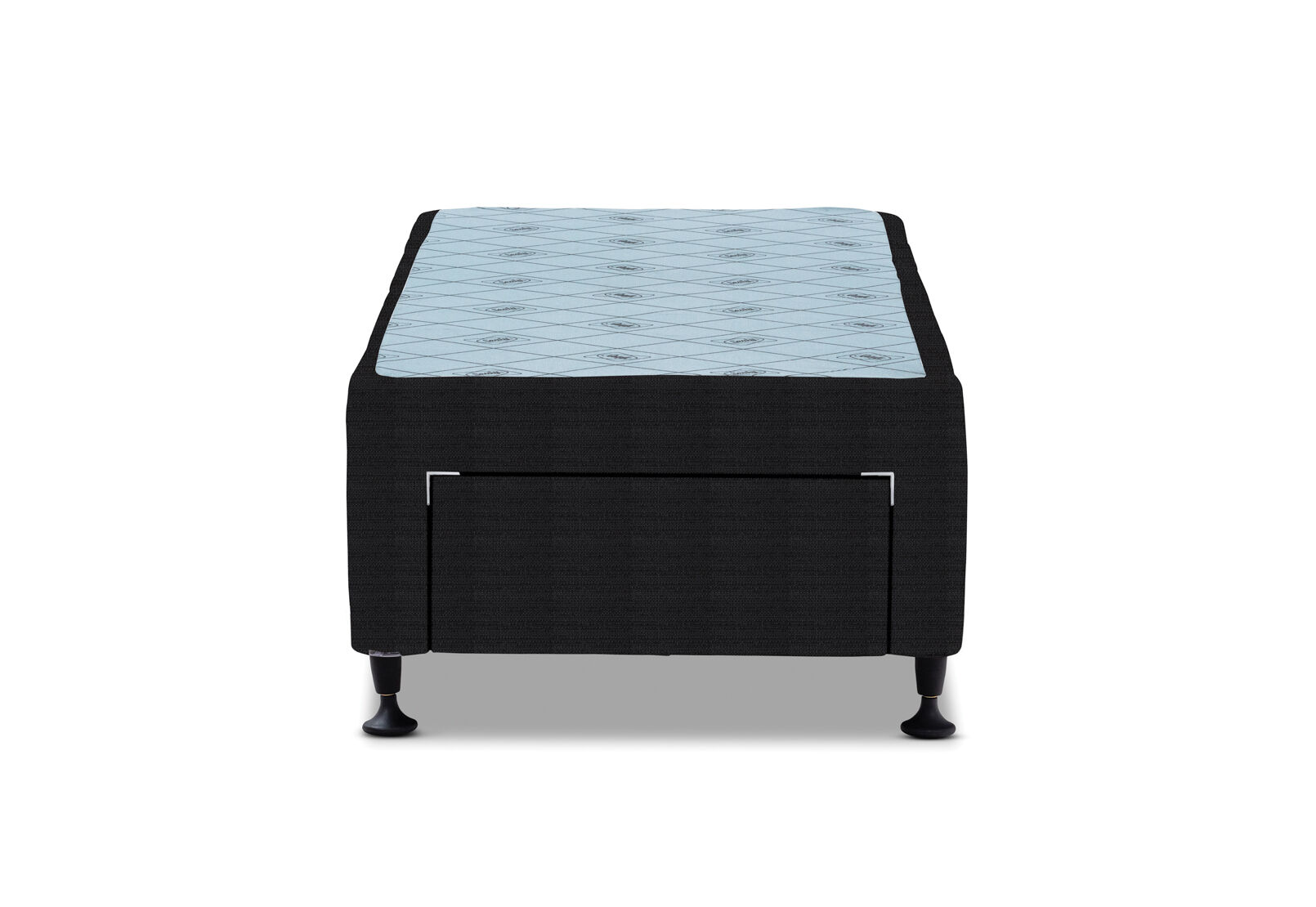 POSTUREPEDIC DRAWER BASE KING SINGLE WITH FRONT DRAWERS (MTO) BLACK