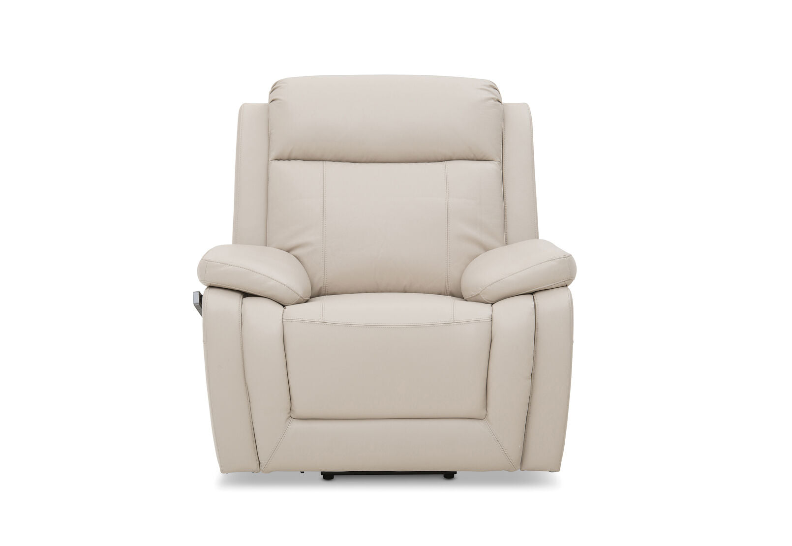 SAN MARCO LEATHER ELECTRIC LIFT CHAIR BEIGE