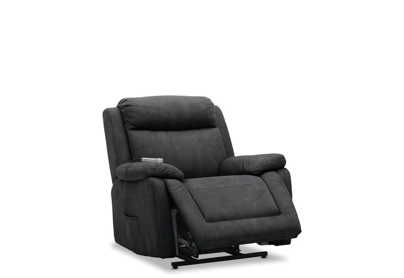 SAN MARCO FABRIC ELECTRIC LIFT CHAIR BLACK