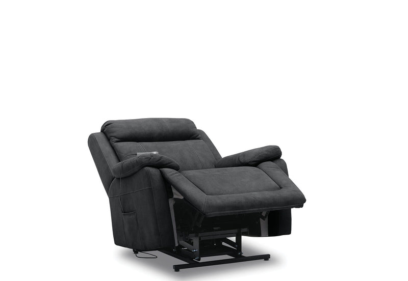 SAN MARCO FABRIC ELECTRIC LIFT CHAIR BLACK