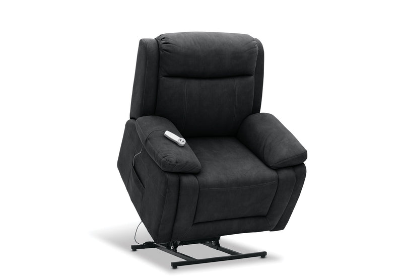 SAN MARCO FABRIC ELECTRIC LIFT CHAIR BLACK