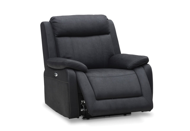 SAN MARCO FABRIC ELECTRIC RECLINER BLACK