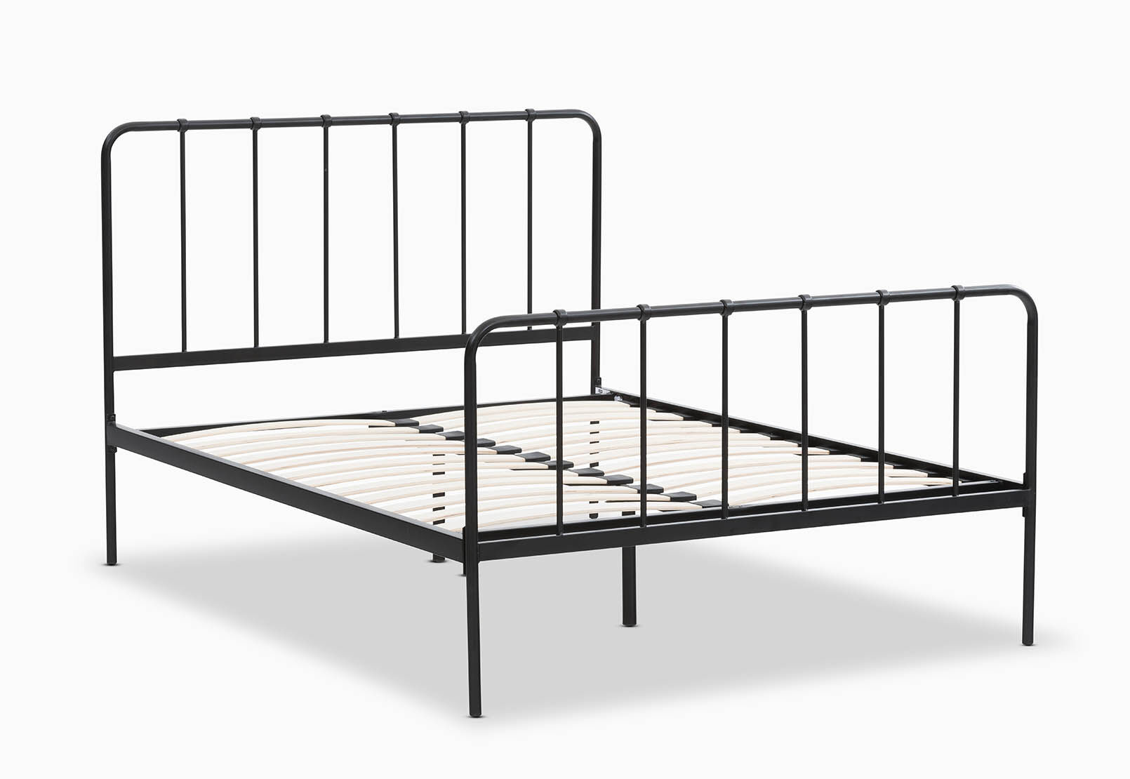 EDINBURGH BLACK DOUBLE BED BLACK