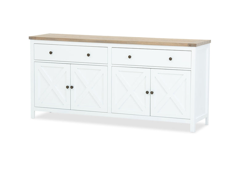 NORMANDY BUFFET WHITE/OAK