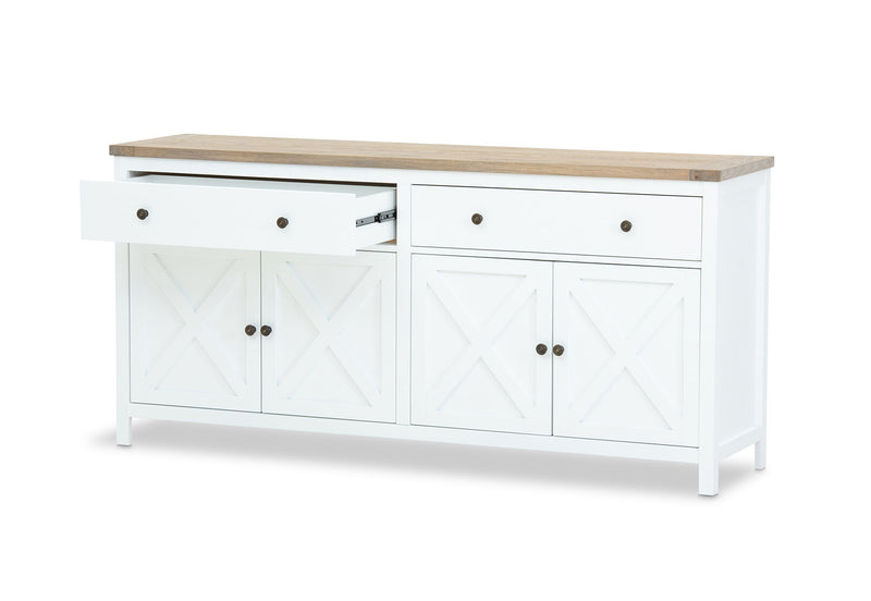NORMANDY BUFFET WHITE/OAK