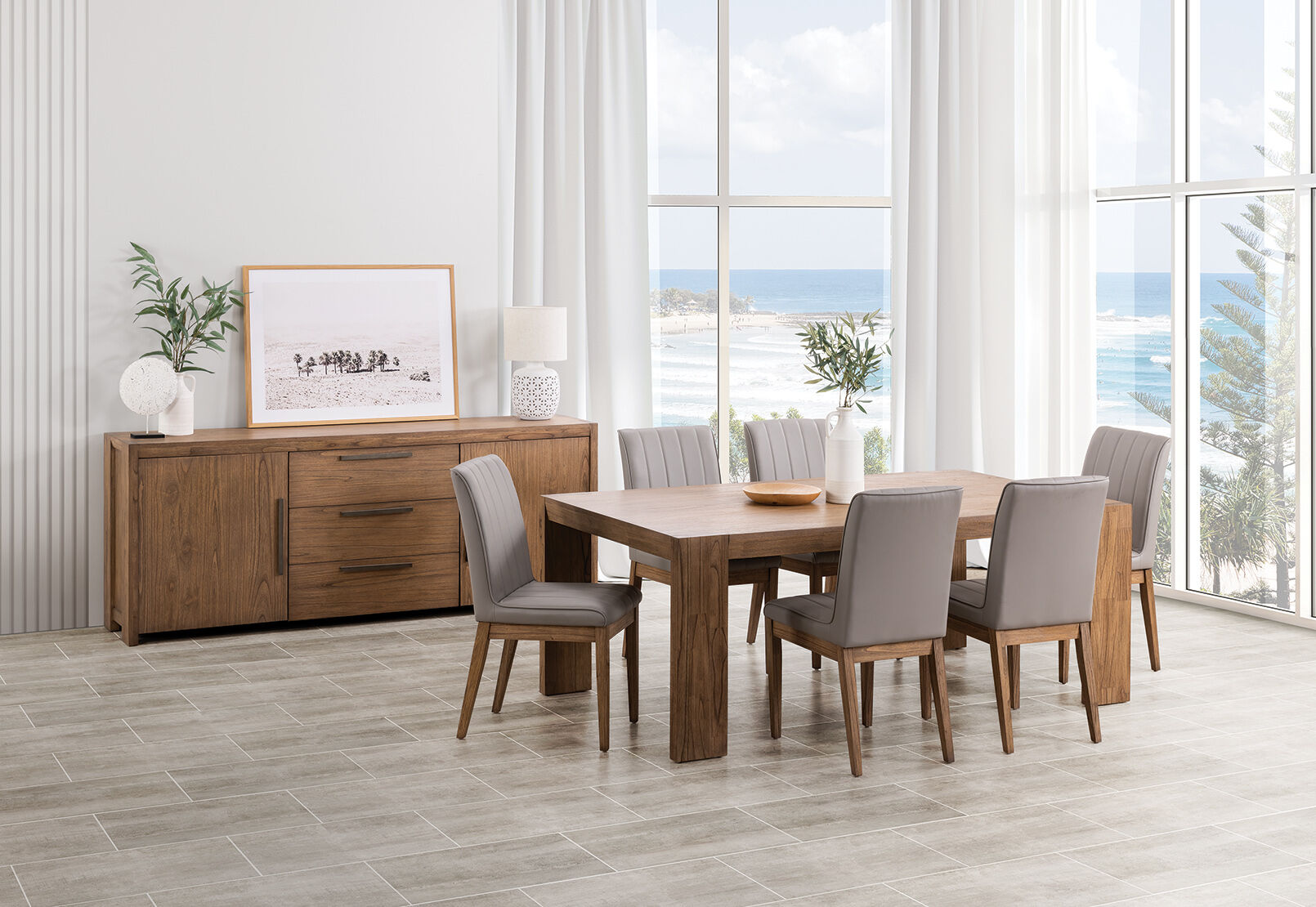 ROMULUS 2000 DINING TABLE WALNUT