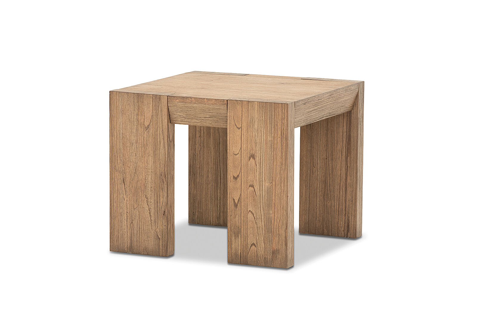 ROMULUS 600 SQUARE LAMP TABLE WALNUT