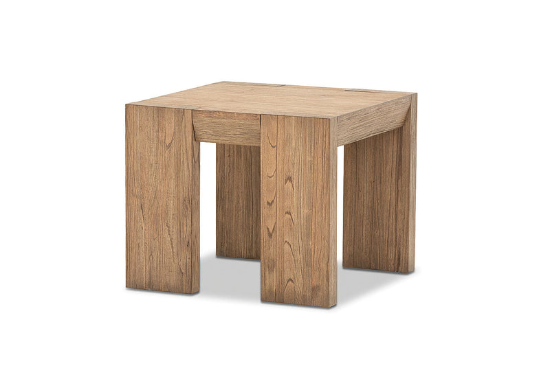 ROMULUS 600 SQUARE LAMP TABLE WALNUT