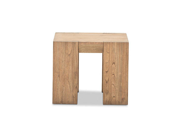 ROMULUS 600 SQUARE LAMP TABLE WALNUT