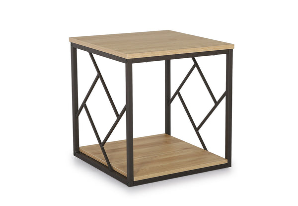 PINE CREEK LAMP TABLE CHOCOLATE