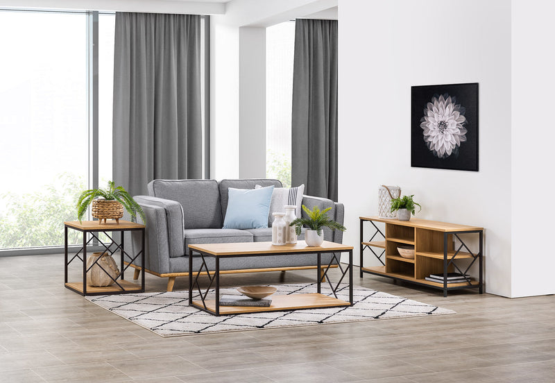 PINE CREEK LAMP TABLE CHOCOLATE