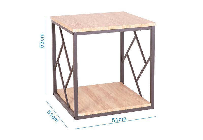 PINE CREEK LAMP TABLE CHOCOLATE