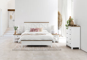 NORMANDY 4 PIECE QUEEN BEDROOM SUITE GREY