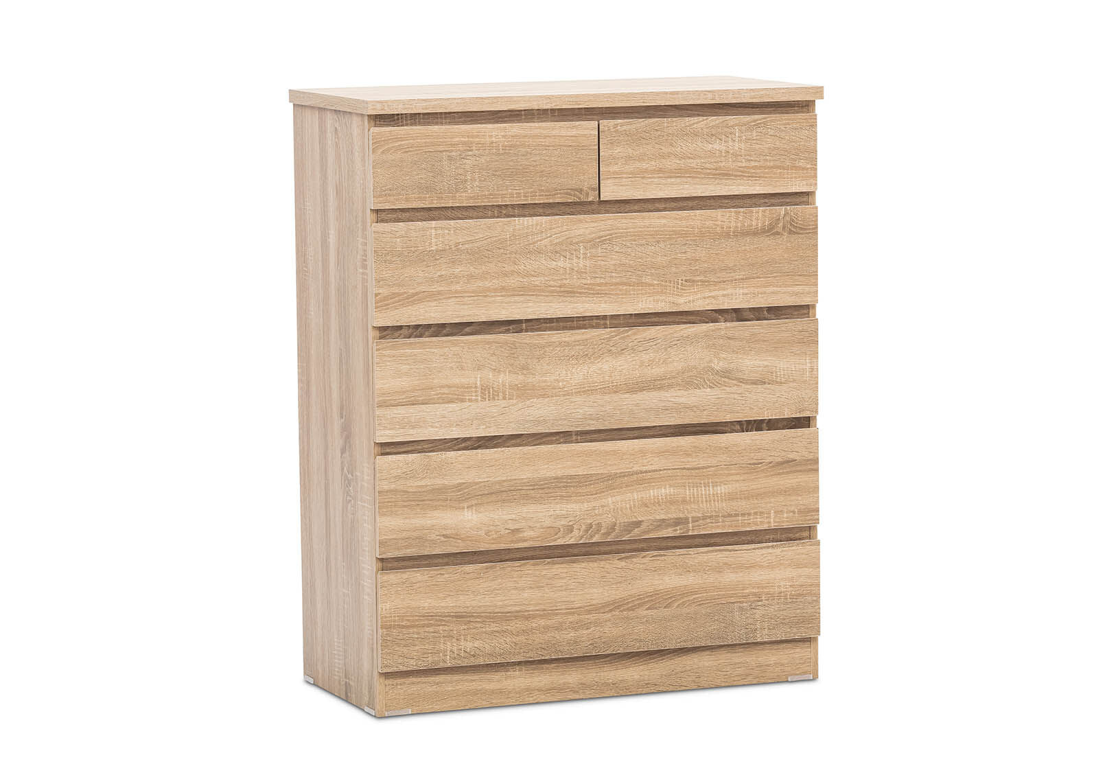 HOWARD 6 DRAWER WIDE TALL CHEST NATURAL