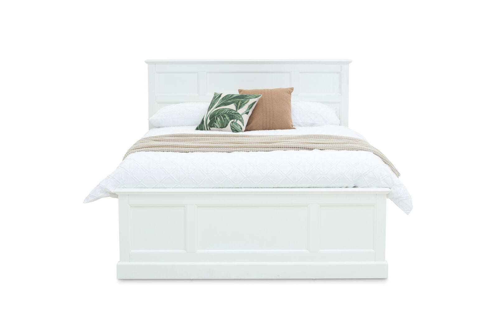 CHRYSTELLE KING BED WHITE
