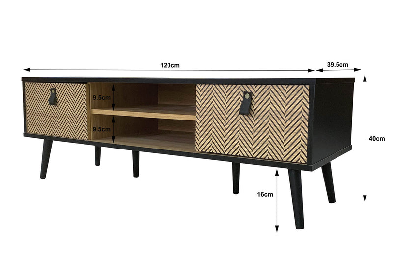 SEBASTIAN ENTERTAINMENT UNIT BLACK