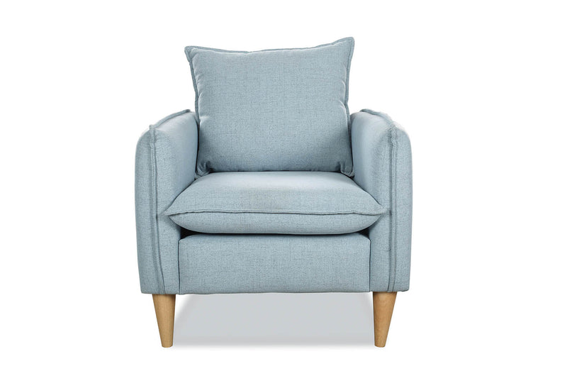 BEATRIX ACCENT CHAIR SKY BLUE