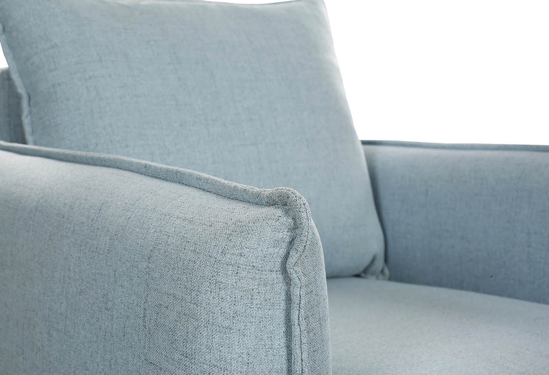 BEATRIX ACCENT CHAIR SKY BLUE