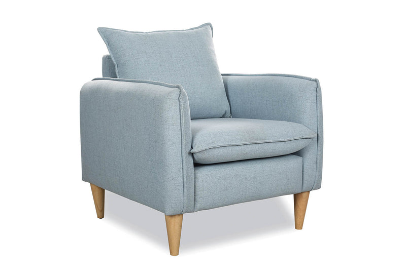 BEATRIX ACCENT CHAIR SKY BLUE