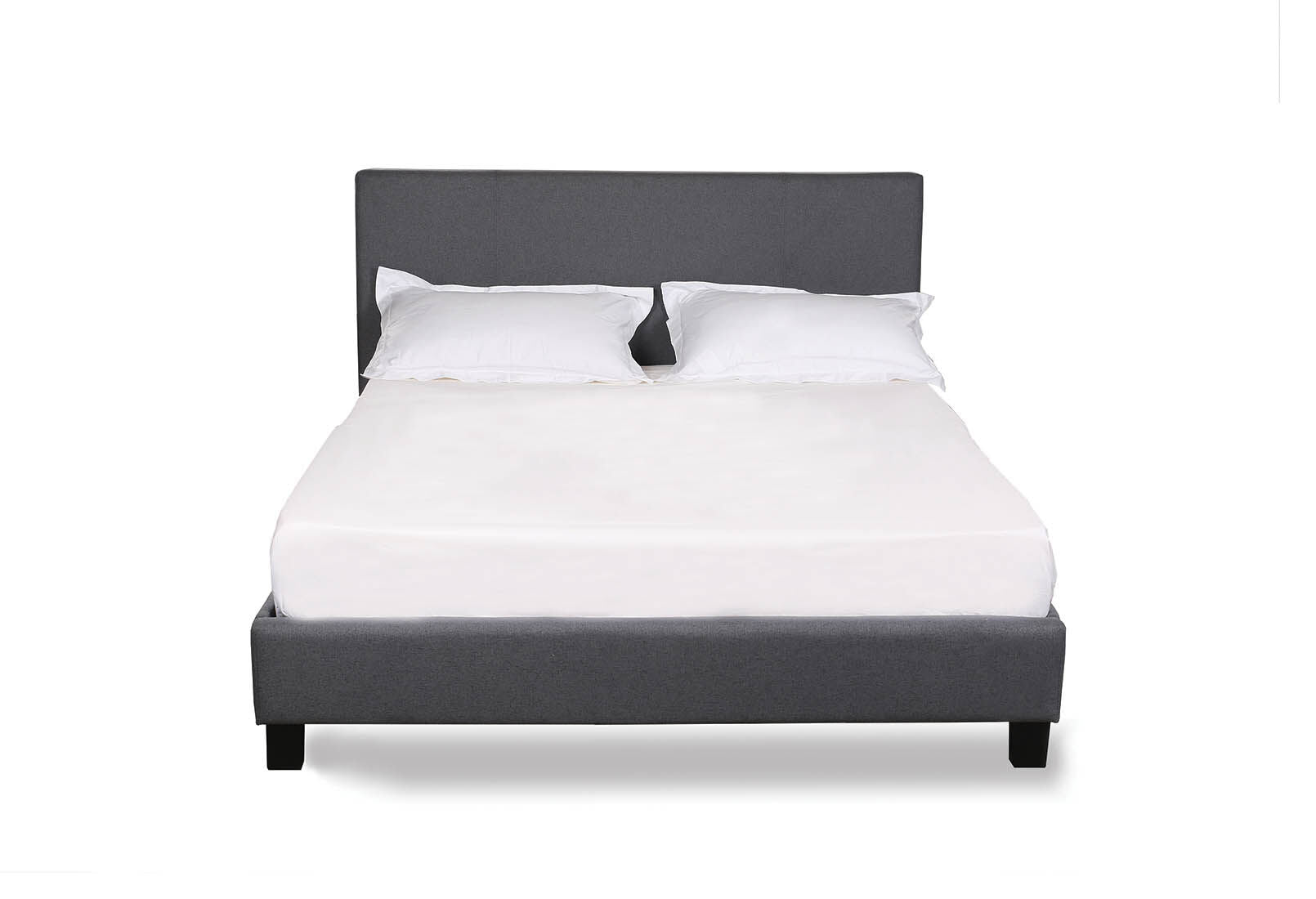 KIRAN GREY QUEEN BED GREY