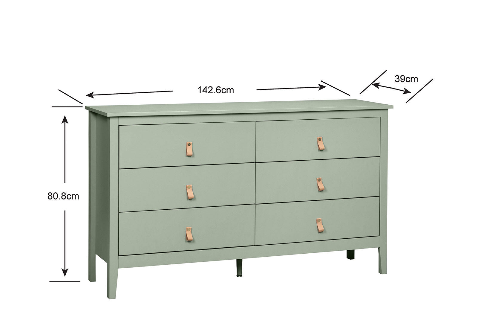STANFORD OLIVE GREEN DRESSER OLIVE GREEN
