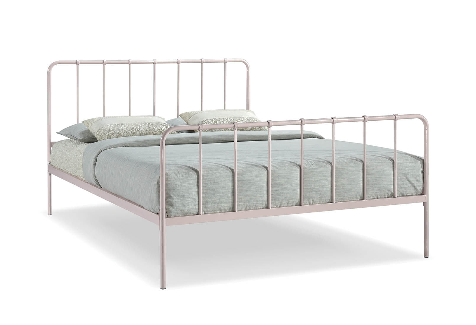 EDINBURGH LIGHT PINK QUEEN BED LIGHT PINK