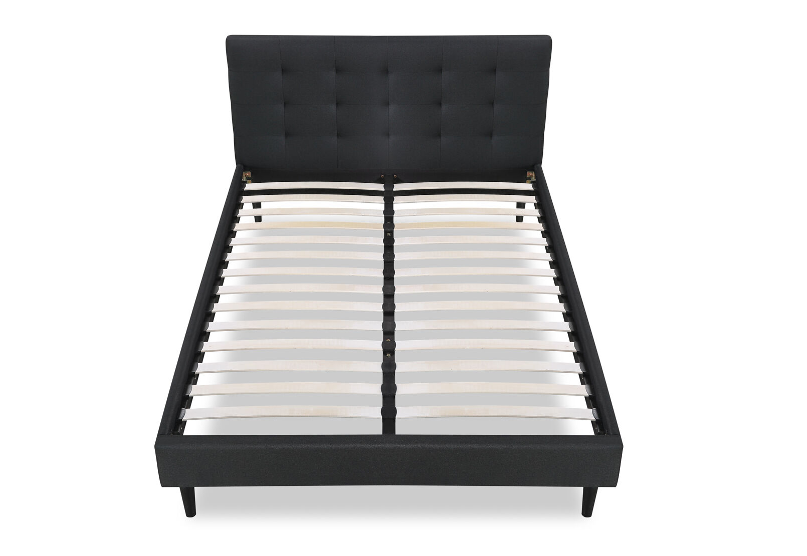 MURTEN CHARCOAL DOUBLE BED CHARCOAL