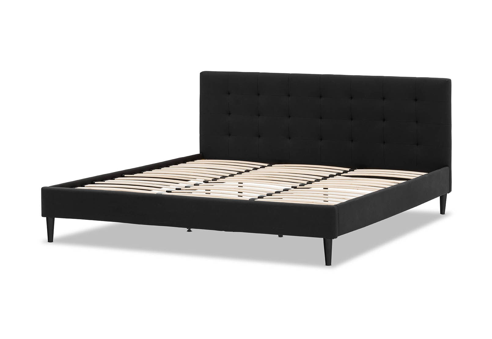 MURTEN CHARCOAL KING BED CHARCOAL