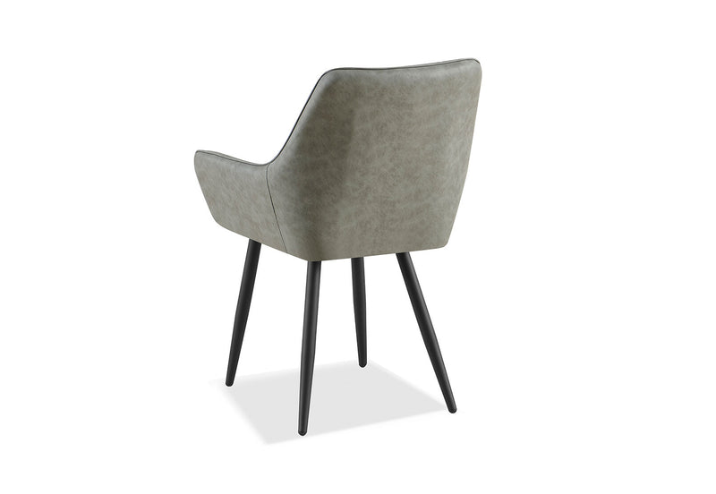 DORELLA SET OF 2 GREY DINING CHAIRS GREY