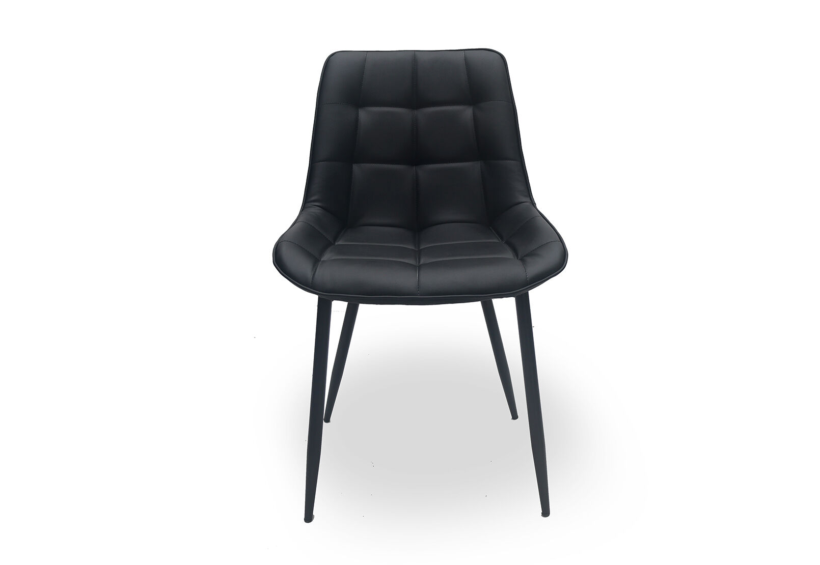 ARCADIAN SET OF 2 BLACK DINING CHAIRS 	BLACK