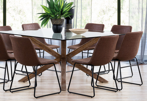 LOIRE DINING CHAIR 	TAN