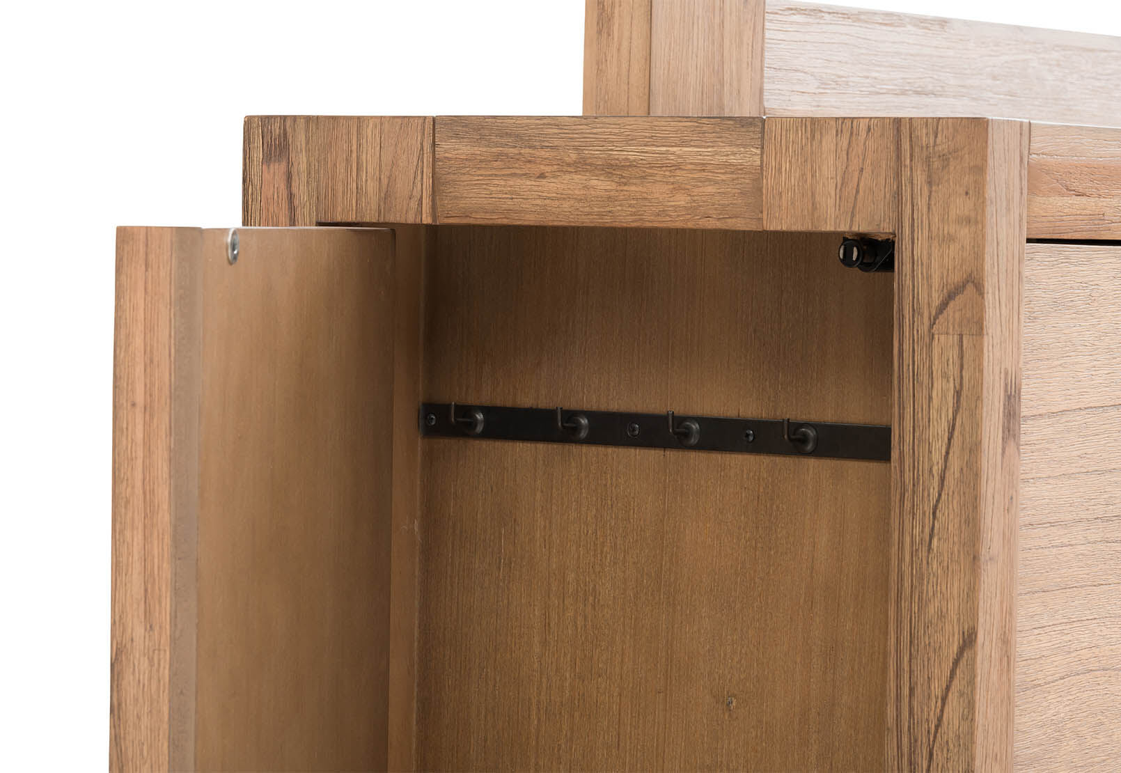 ROMULUS 6 DRAWER DRESSER WITH MIRROR WALNUT