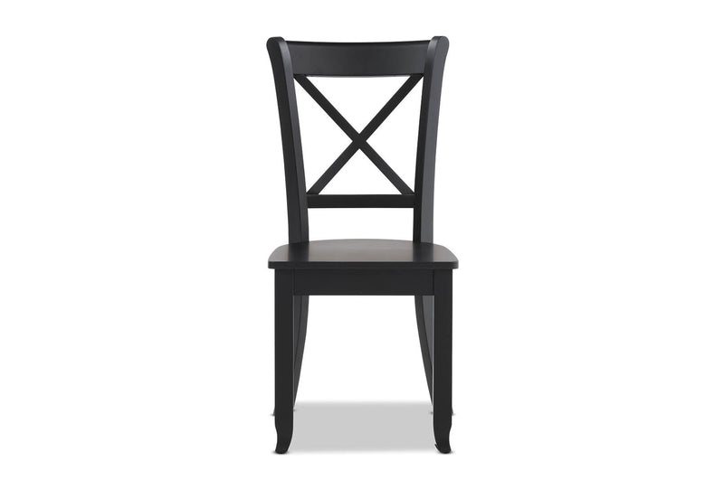 ECHUCA DINING CHAIR 	BLACK