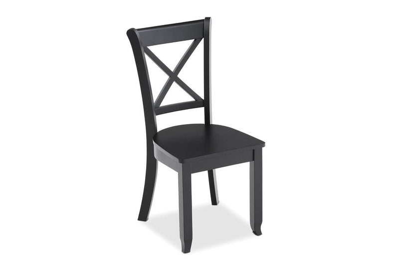 ECHUCA DINING CHAIR 	BLACK