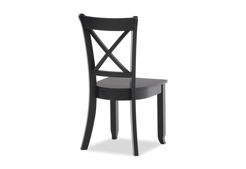 ECHUCA DINING CHAIR 	BLACK