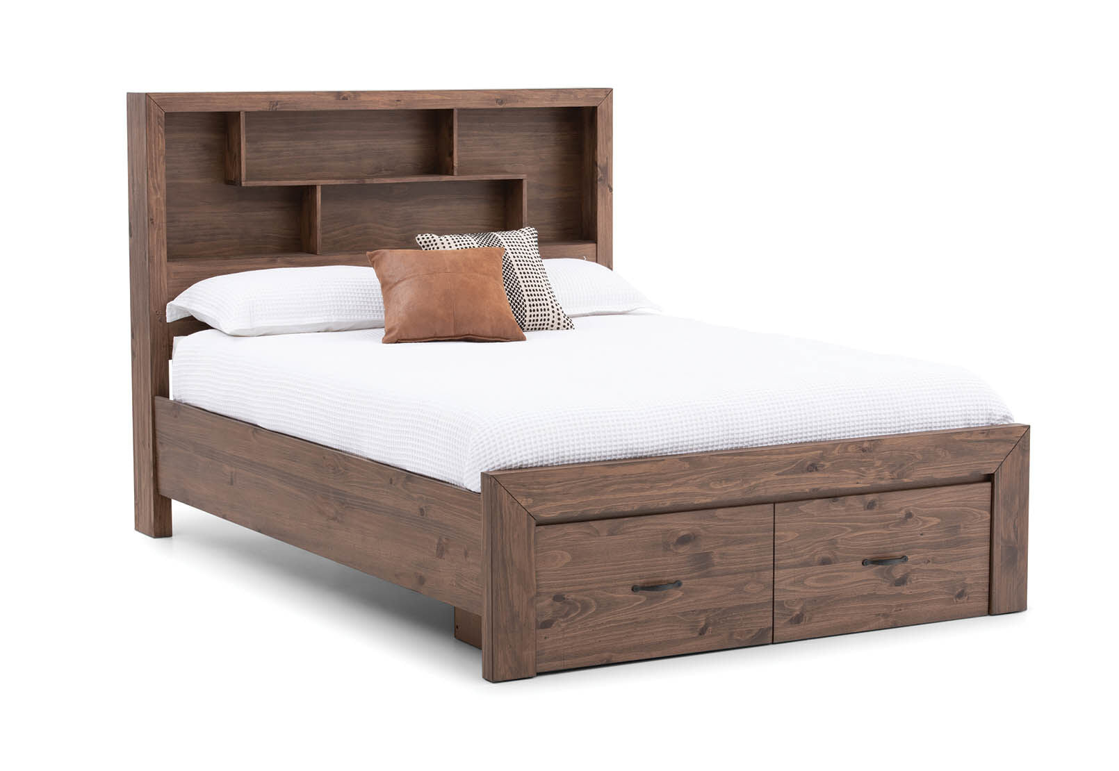BROOKHAVEN KING BED RUSTIC PINE