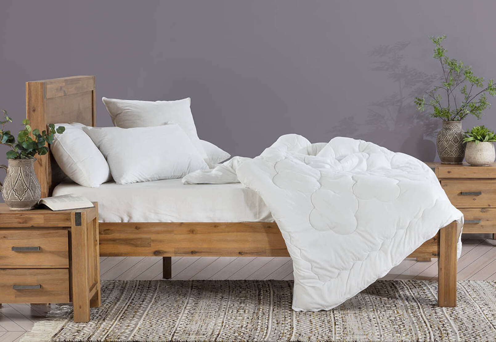 DOUBLE BAMBOO BLEND QUILT BAMBOO BLEND QUILT 300GSM WHITE